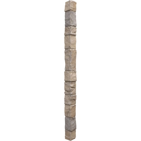Ekena Millwork Universal Outside Corner for StoneWall Faux Stone Siding Panels PNUOC03X48RW